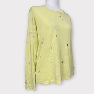 Lisa Todd Flower Sweater Size Medium